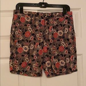 Club Monaco Floral Printed Mens Shorts